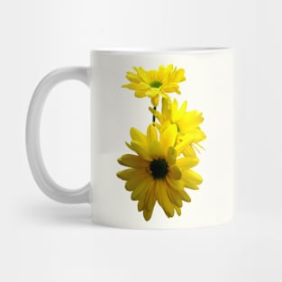 Three Bright Yellow Daisies Mug